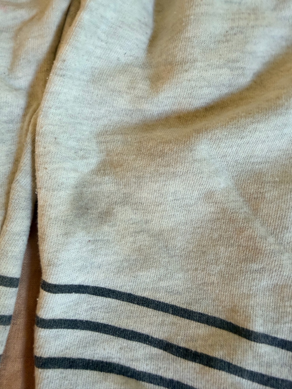 Childhood clothing Kids Light Gray Sweatpants with Black Calf Stripes - Picture 2 of 5